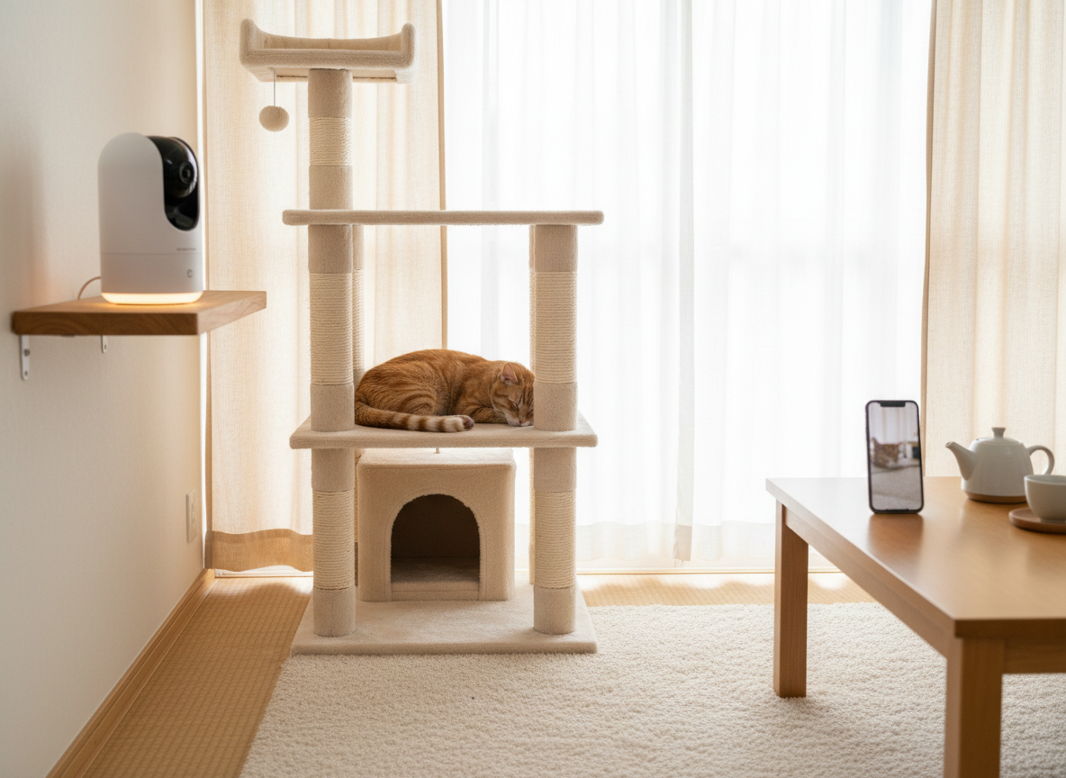 猫用見守りカメラの選び方｜留守番中の安心につながるチェックポイント